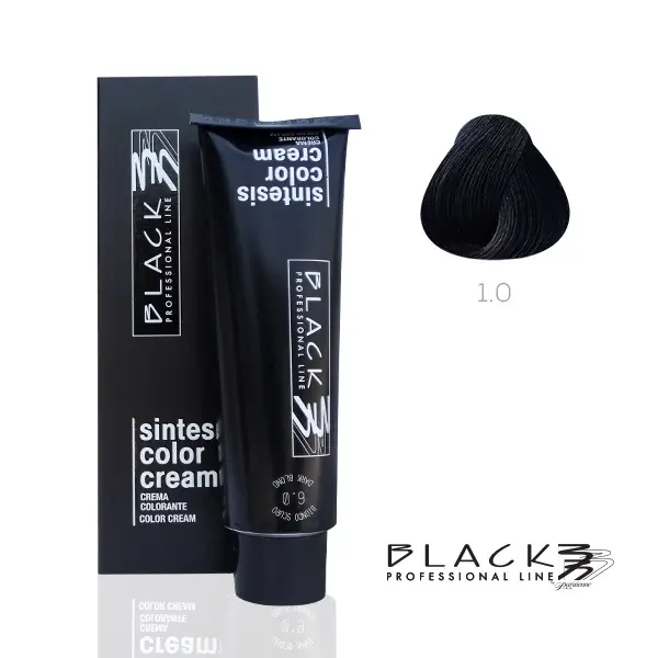 Black professional boja za kosu 100ml