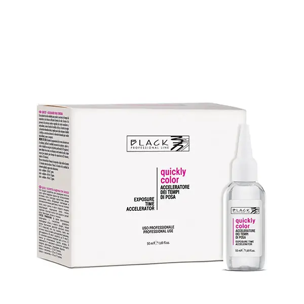 Black professional fast color za ubrzavanje procesa bojenja 50ml 3