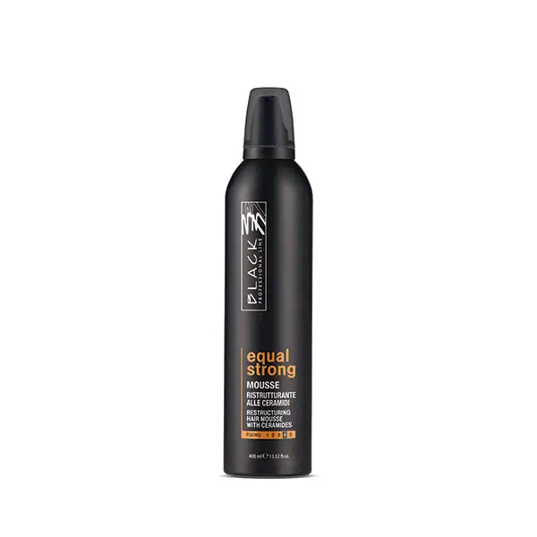Black professional pena za kosu equal za jako učvršćivanje 400ml