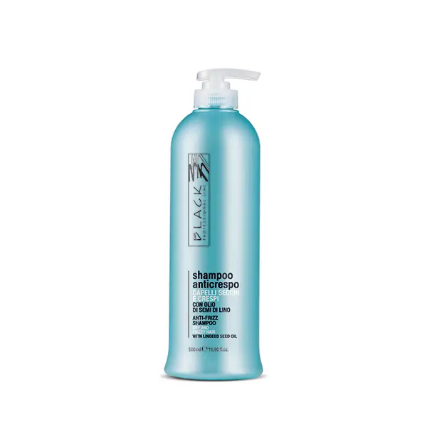 Black professional šampon za ravnanje kose anti frizz 500 ml