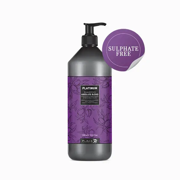 Black professional platinum anti-yellow šampon 1000ml