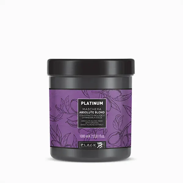 Black professional platinum anti-yellow maska 1000ml