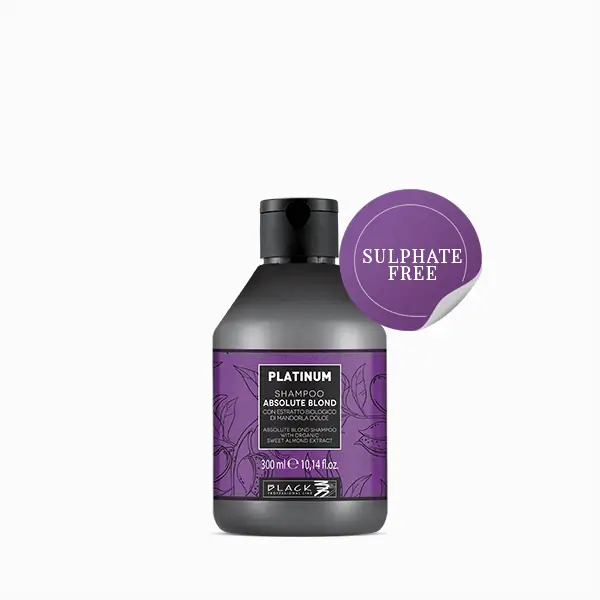 Black professional platinum anti-yellow šampon 300ml