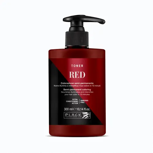 Black Professional Red Toner 300ml