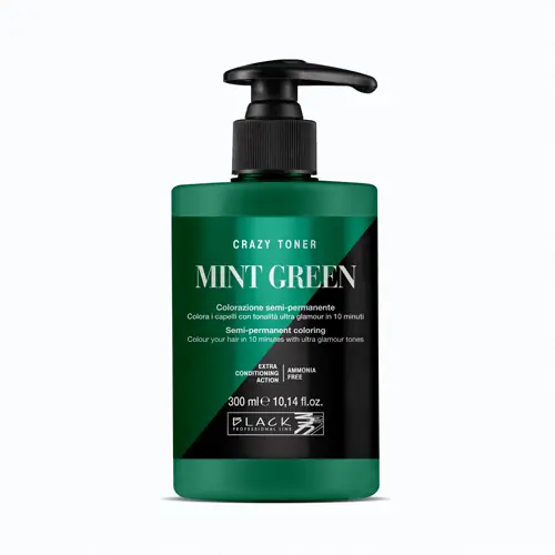 Black Professional Mint Green Crazy Toner 300ml