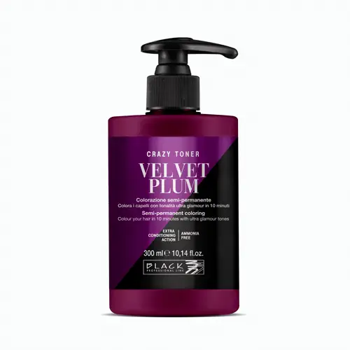 Black Professional Velvet Plum Crazy Toner 300ml