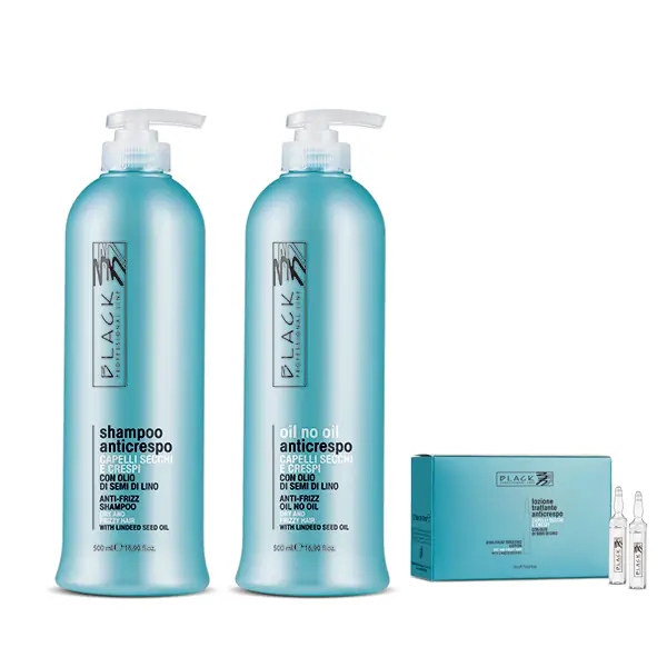 Black professional za ravnanje kose anti frizz kolekcija